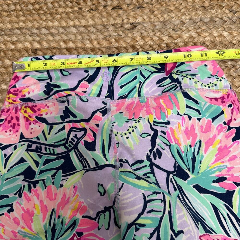 Lilly Pulitzer Luxletic Capri Leggings Floral Print UPF Activewear Sz S - Picture 5 of 7